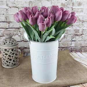 Umělý tulipán purpurový- 43 cm, č. 30