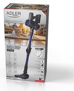 Bezdrátový stojanový vysavač Adler AD 7061 pro alergiky Černá, Modrá