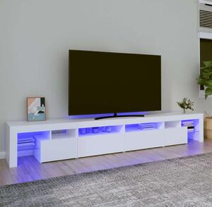VidaXL TV skříňka s LED osvětlením 260x36,5x40 cm [3332493] Barva: Bílá