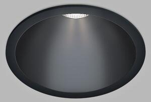 Led2 Zápustné LED svítidlo NINO M, 9W, ø 81 mm, CCT, IP54 Barva: Černá, Teplota světla: CCT 3000K/3500K/4000K, Stmívání a řízení: ON/OFF