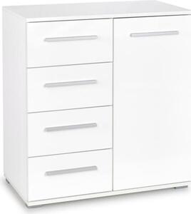 Komoda Lima KM-2 77x82x40 cm komoda do obývacího pokoje bílá