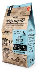 WZA WIEJSKA ZAGRODA Mořské Ryby Chrupky M - suché krmivo pro psy - 9 kg