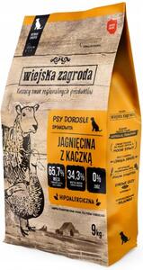 WZA WIEJSKA ZAGRODA Adult Small Jehněčí s Kachnou - suché krmivo pro psy - 9kg