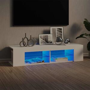 VidaXL TV skříňka s LED osvětlením 135 x 39 x 30 cm [862561] Barva: Bílá