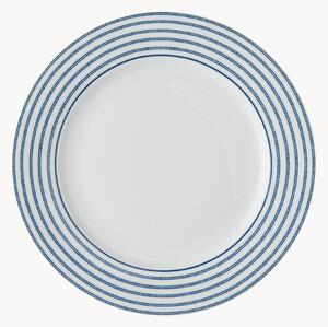 Sada snídaňových talířů z porcelánu Candy Stripe, 4 díly