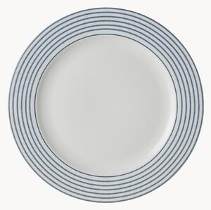 Sada porcelánových mělkých talířů Candy Stripe, 4 díly