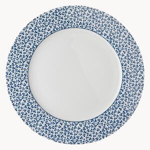 Sada porcelánových mělkých talířů Floris, 4 díly
