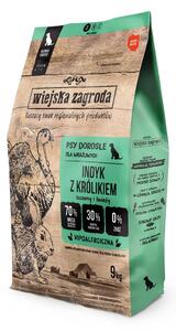 WZA WIEJSKA ZAGRODA Turkey with rabbit S - suché krmivo pro psy - 9kg