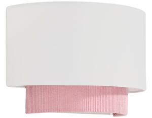 Kave Home Růžové nástěnné světlo Bianella 30 cm