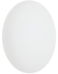 Kave Home Skleněné nástěnné světlo s černou základnou Bamila Ø 25 cm