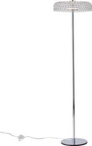 LED Stojací lampa LED/10W/230V 3000K lesklý chrom