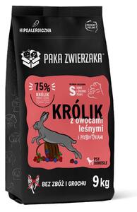 PZW PAKA ZWIERZAKA Rabbit with forest fruits S Mono - suché krmivo pro psy - 9kg