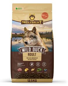 WBL WOLFSBLUT Wild Duck Duck with potatoes Mono - suché krmivo pro psy - 12,5kg