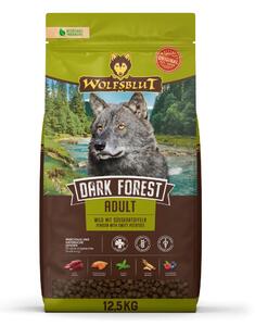 WBL WOLFSBLUT Dark Forest Venison with sweet potatoes - suché krmivo pro psy - 12,5kg