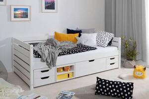 POSTEL S ÚLOŽNÝM PROSTOREM, 90/200 cm, bílá MID.YOU - Online Only dětské postele, Online Only