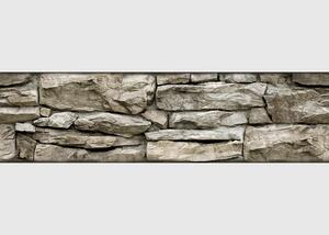 Samolepící bordura na zeď Kamenné Zdivo | 5 m x 13.8 cm | DWB8473