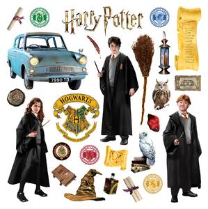 Dětská samolepka na zeď Harry Potter Trio Kouzelníků | 30 x 30 cm | DDKS3939