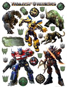 Dětská samolepka na zeď Transformers Útok | 65 x 85 cm | DDK2361