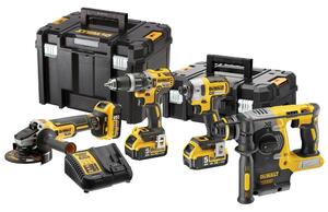 SADA KOMBINOVANÉHO ELEKTRICKÉHO NÁŘADÍ DEWALT DCK422P3T 18V