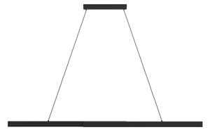 Eglo 390368 - LED Stmívatelný lustr na lanku MONTEBUONO LED/20W/230V 3000K černá