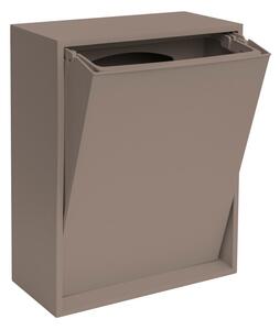 Světle hnědý odpadkový koš na tříděný odpad/nástěnný z recyklovaného plastu Recycling Box – ReCollector