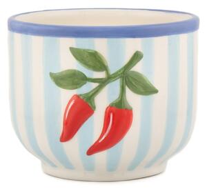 Keramický ručně malovaný obal na květináč ø 12 cm Chilli – Sass & Belle
