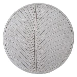 Kulatý vnitřní a venkovní koberec ve stříbrné barvě ø 80 cm Nova 1204 – Ayyildiz Carpets