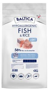BA5 BALTICA Nutraceutic Hypoallergenic Light M Fish with rice - suché krmivo pro psy - 12kg