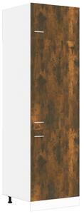 Skříň na lednici kouřový dub 60 x 57 x 207 cm kompozitní dřevo