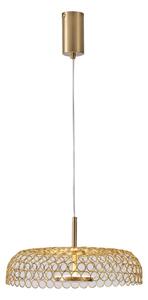 LED Lustr na lanku PERFORATO LED/10W/230V 3000K zlatá pr. 35 cm