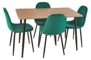 Jídelní sestava OTTAVIO stůl 120/70 + 4 židle