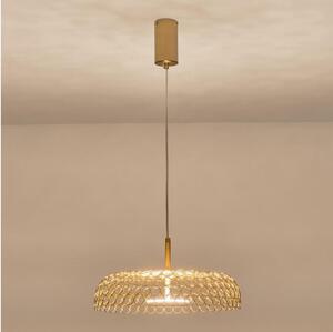 LED Lustr na lanku PERFORATO LED/10W/230V 3000K zlatá pr. 35 cm