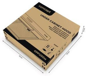 Concept OPP1250ss - Podvěsná digestoř 50 cm nerez