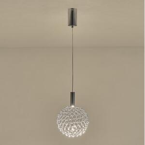 LED Lustr na lanku PERFORATO LED/6,3W/230V 3000K lesklý chrom pr. 25 cm