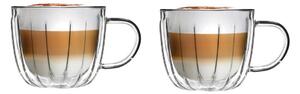 Skleněné šálky v sadě 2 ks na cappuccino 350 ml Tulip – Vialli Design