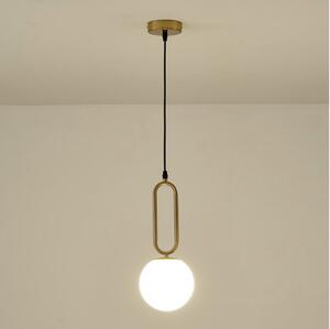 Lustr na lanku ORBA 1xE27/40W/230V mosaz