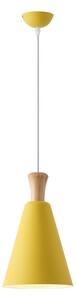 Lustr na lanku SIMPLO 1xE27/15W/230V žlutá pr. 20 cm