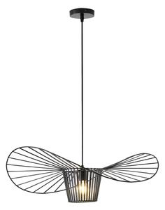 Lustr na lanku OGGI 1xE27/40W/230V černá
