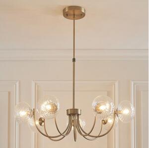 Endon 119224 - Lustr na lanku HAGUE 7xG9/5W/230V mosaz