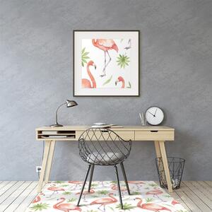Podložka pod kolečkovou židli Flamingos