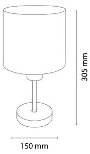 Brilagi - Stolní lampa BOBO WOOD 1xE27/25W/230V dub/černá/bílá/růžová/baletky