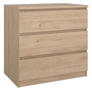 Komoda v dekoru dubu v přírodní barvě 77x76x50 cm Naia – Tvilum