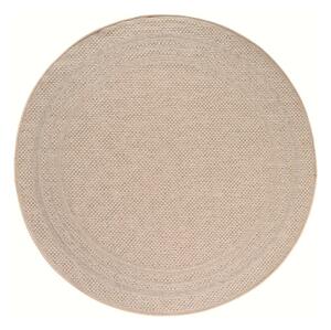 Béžový kulatý vnitřní a venkovní koberec ø 80 cm Desert 1304 – Ayyildiz Carpets