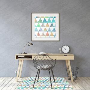 Podložka pod židli geometrické trojúhelníky