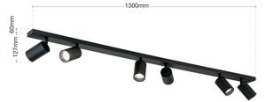 Orion - Bodové svítidlo SEAN 6xGU10/13W/230V černá