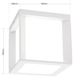 Orion - Venkovní svítidlo HENRY 1xE27/15W/230V 16x16 cm IP44 bílá