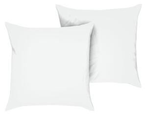 Livarno home Potah na polštář se lnem, 50 x 60 cm, 2 kusy (bílá) (100389765002)
