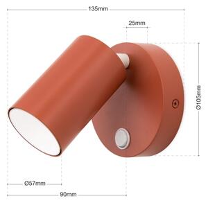 Orion - Nástěnné bodové svítidlo PENN 1xGU10/13W/230V cihlová