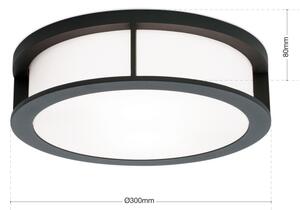 Orion - Venkovní svítidlo HENRY 2xE27/15W/230V pr. 30 cm IP44 antracit