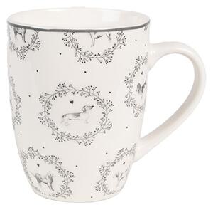 Porcelánový hrnek s motivem pejsků Lovely Grey Dogs – 325 ml